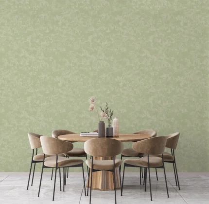 Green Embossed Wallpaper – Natural Reflection (24112-4)